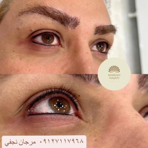 تاتو خط چشم 34 آموزش بن مژه حرفه ای در مرزداران با بهترین قیمت