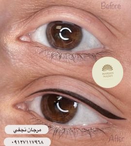 قیمت تاتو خط چشم 42 بهترین قیمت تاتو خط چشم در مجموعه مرجان فیبروز