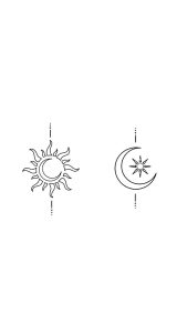 طرح تاتو آستین زنانه مینیمال