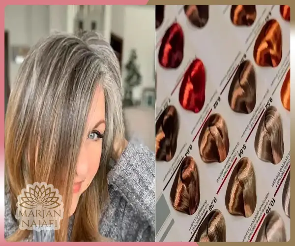 مارک رنگ مو برای موهای سفید